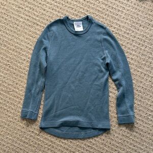 Protech Blue Merino Wool Base Layer Long Sleeve
